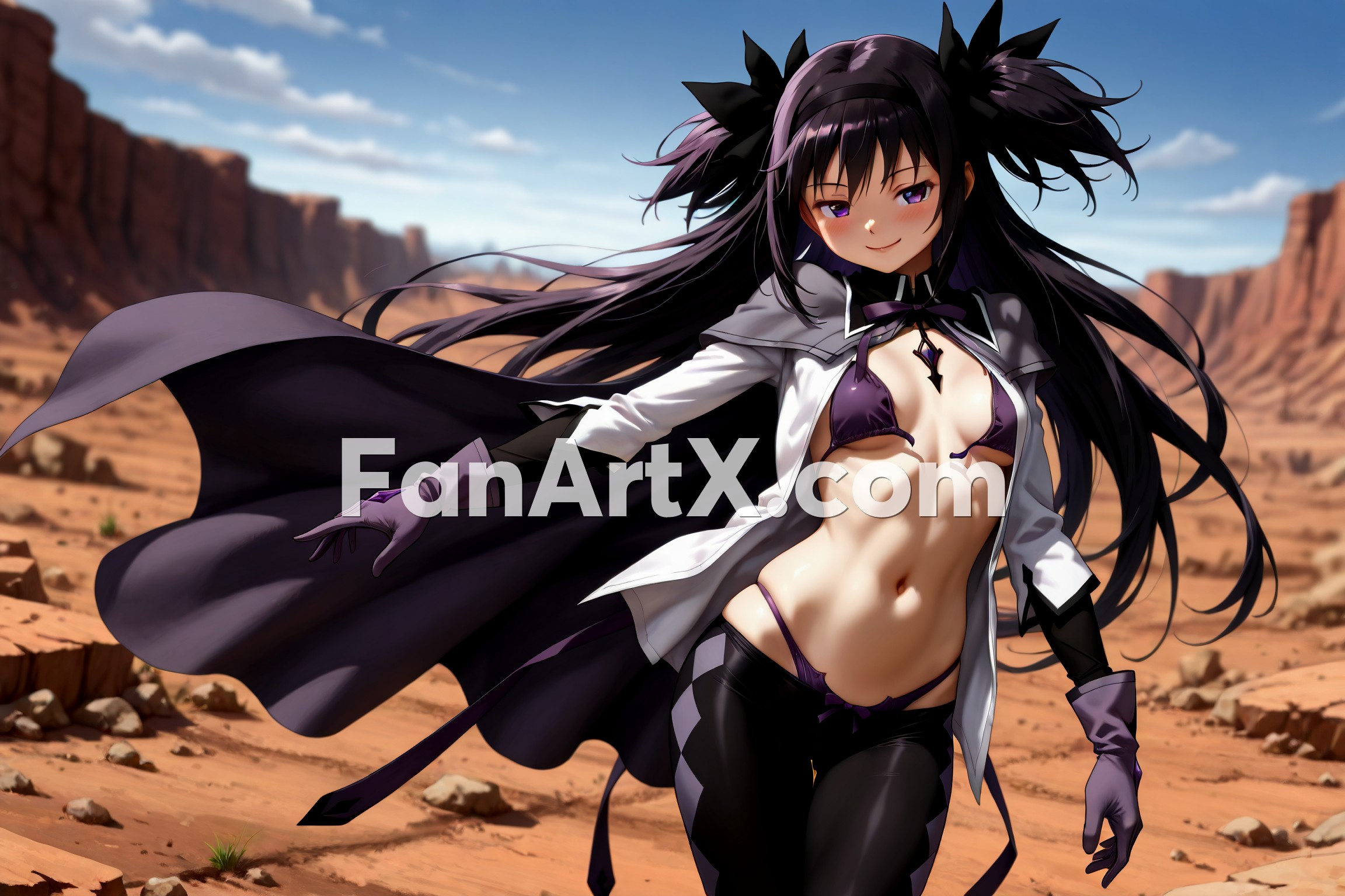 Akemi Homura Puella Magi Madoka Magica Fanart 8341306